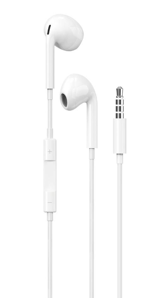 Mobile Audio & Power Combo: Micro USB Data Cable + Wired Handsfree Earphones