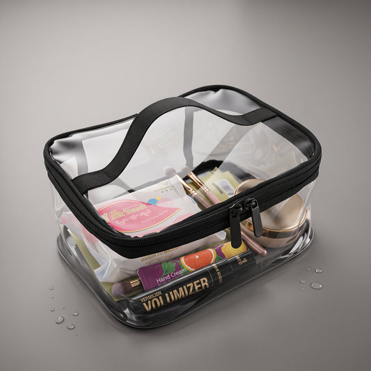 Clear Travel Makeup Bag