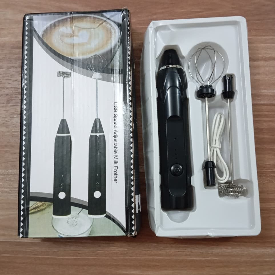 2 In 1 Electric Coffee Beater - USB Electric Rechargeable Kitchen Tool For  Mixing And Frothing