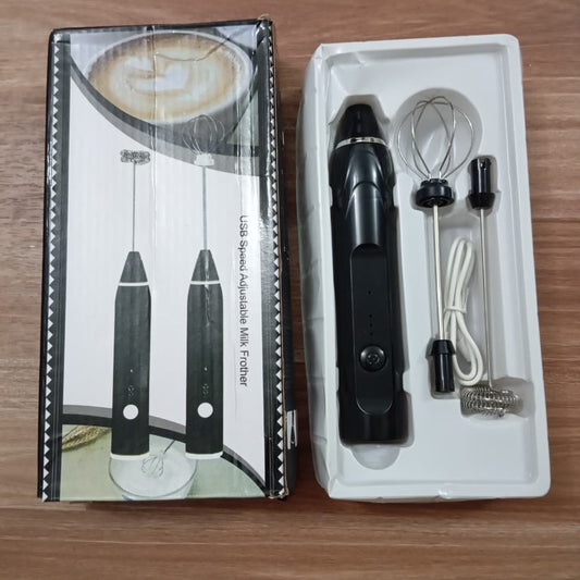 2 In 1 Electric Coffee Beater - USB Electric Rechargeable Kitchen Tool For  Mixing And Frothing
