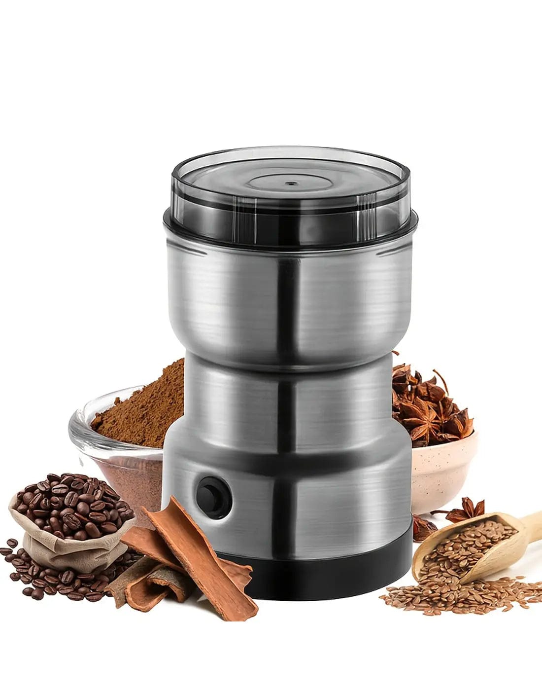 Electric Stainless Steel  Masala Grinder Machine – Multipurpose Spice, Dry Fruit & Herb Grinder