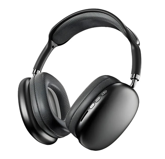 P9 Wireless Bluetooth Headphones – Premium Over-Ear Stereo Headset with Comfortable Ear Cushions - Black