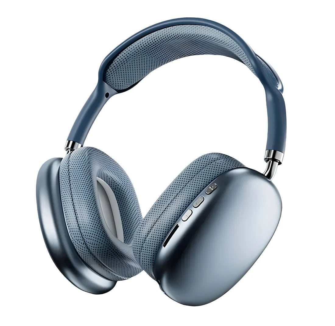 P9 Wireless Bluetooth Headphones – Premium Over-Ear Stereo Headset with Comfortable Ear Cushions - Black