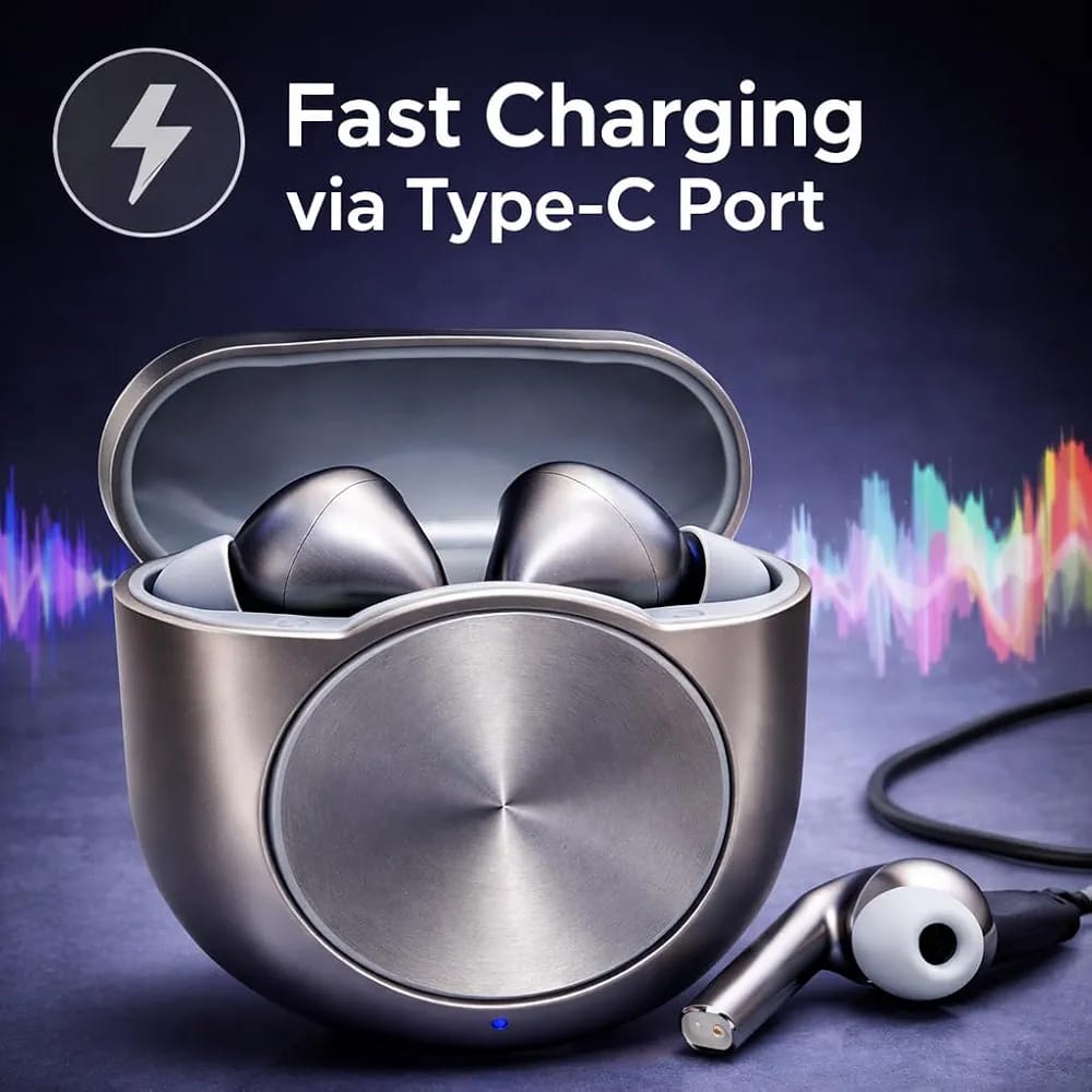 Buds Pro 10 Wireless Earbuds With ANC ENC Touch Controls Durable For Music Calls Gaming And Travel