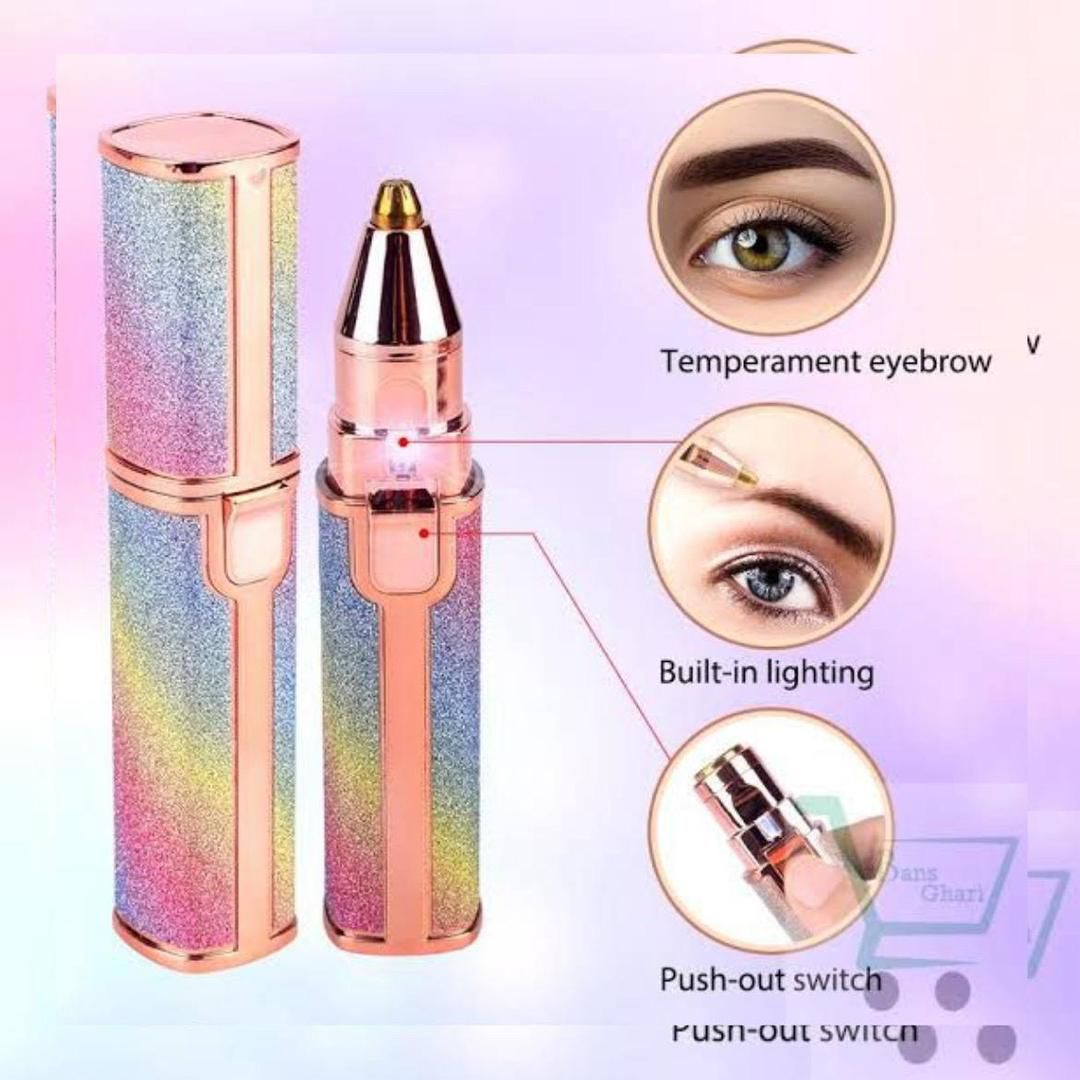 Flawless 2 In 1 Eyebrow Trimmer And Shaver - Designed For Hair Removal And Daily Beauty Routine