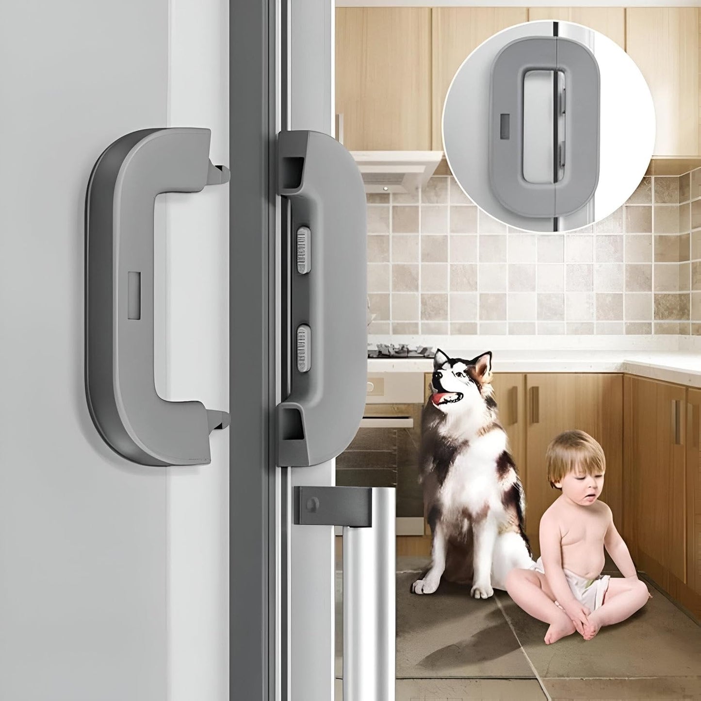 Child Safety Refrigerator Lock (Pack of two)  -For Daily Home Security Routine