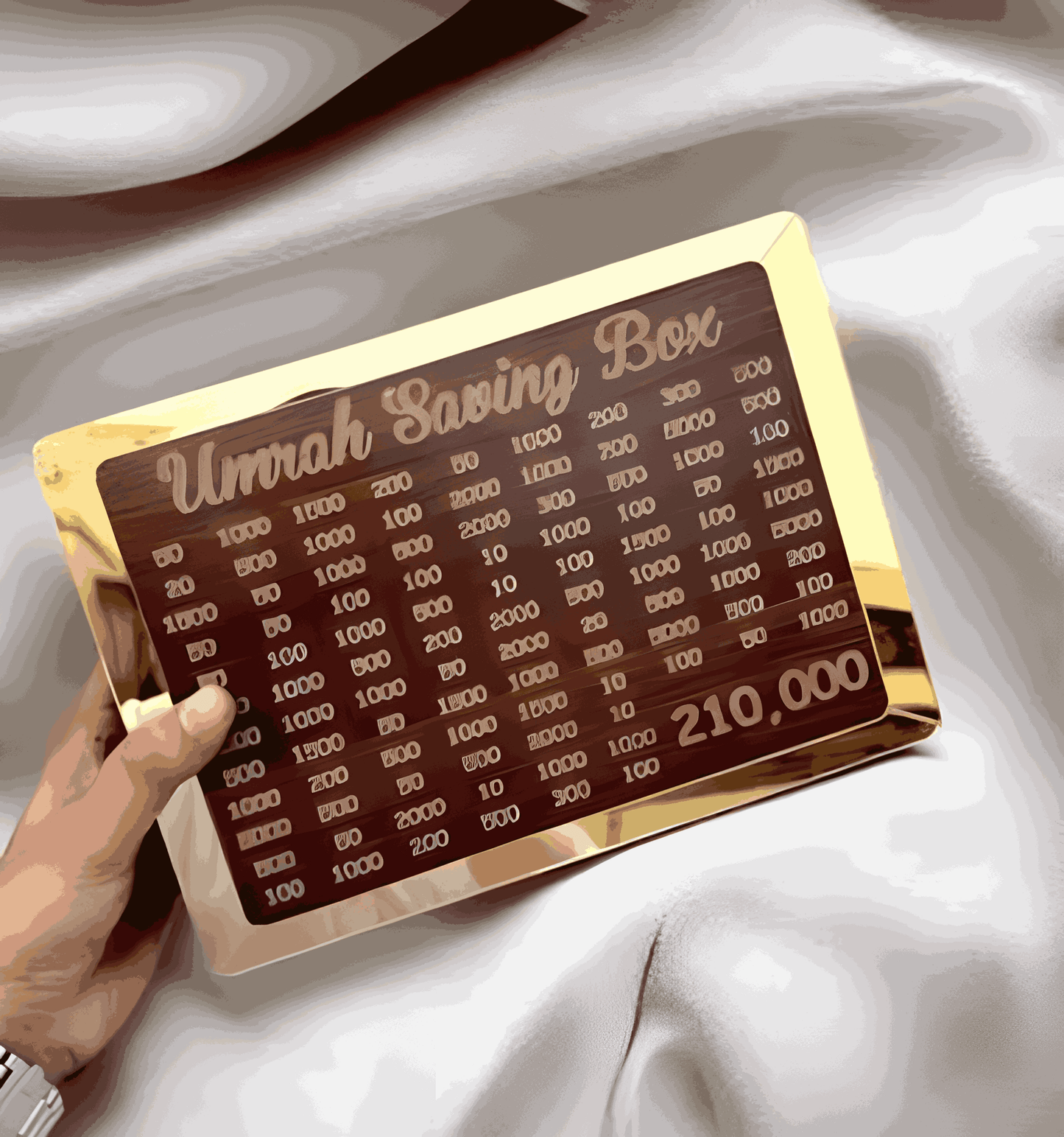 Umrah Saving Box - Best Quality  210,000 Umrah Saving Box