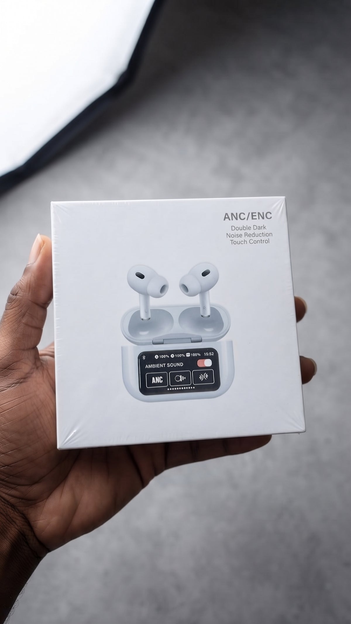 A9 Pro AirPods Pro – Wireless LCD Screen Earbuds -White & Black