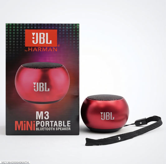 JBL M3 Mini Portable Wireless Bluetooth Speaker with Metal Finish
