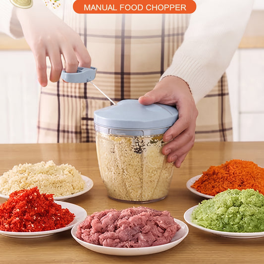 Manual Food Chopper – High Quality Kitchen Tool for Chopping Vegetables, Fruits, Herbs & Other Ingredients