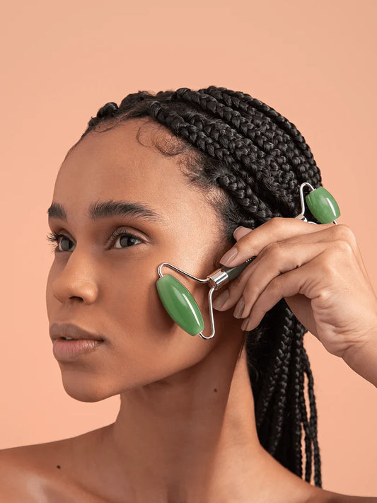 The De-Puffing Jade Facial Roller